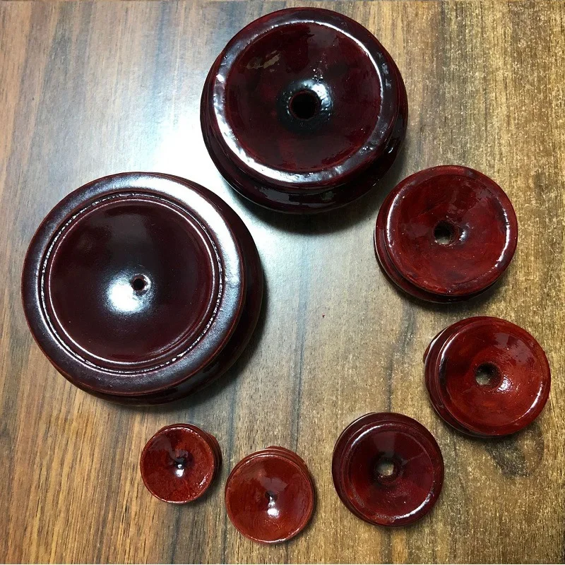 قاعدة كروية من الخشب الطبيعي ، مجموعة متينة للسيطرة على الآفات ، حامل كروي قديم ، حامل قوس ، ديكور منزلي ، 1 * *