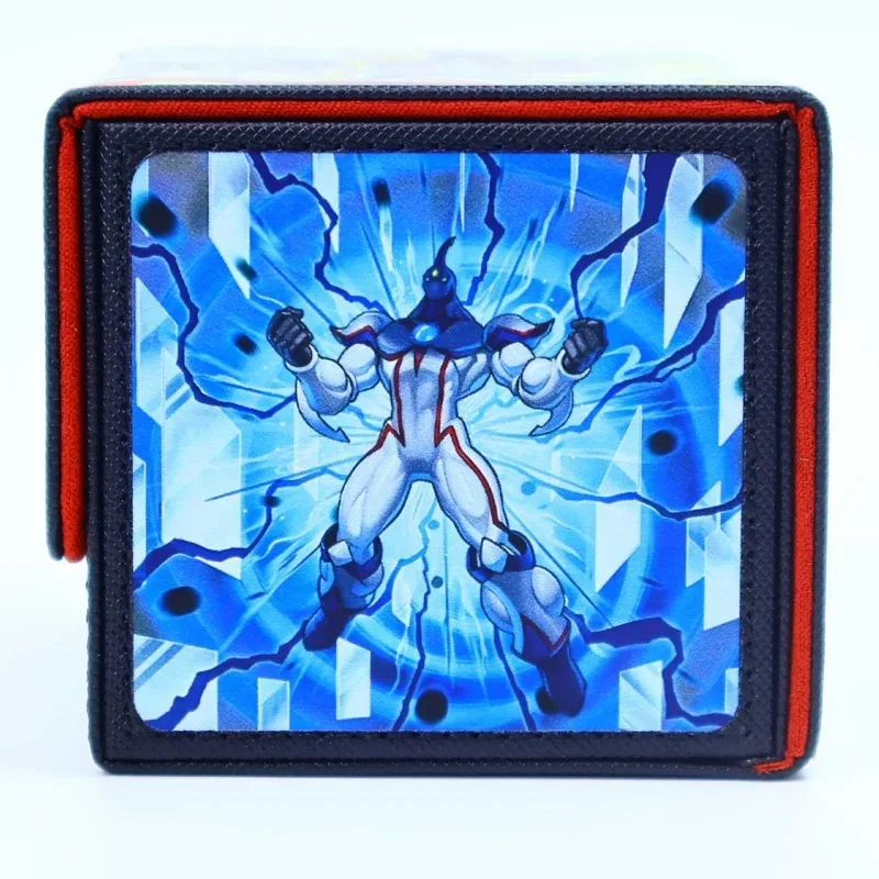 Yu-Gi-Oh! Card Case Evil Hero Neos Lord Dark Contact Fusion Diy Portable Collection Card Storage Box Anime Action Toy Figures