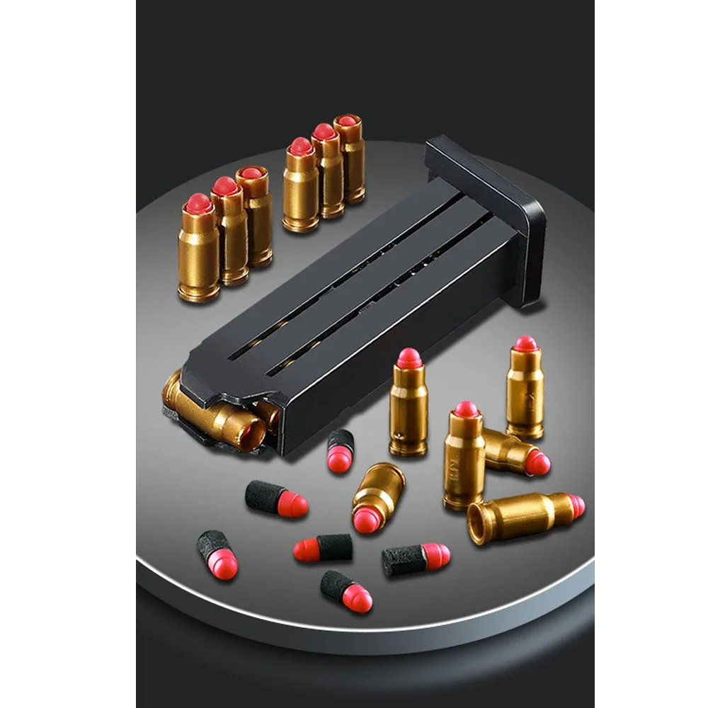 Pistola giocattolo Soft Bullet pistole giocattolo M1911 Shell espulsione schiuma freccette Blaster manuale Airsoft arma con silenziatore per bambini adulti