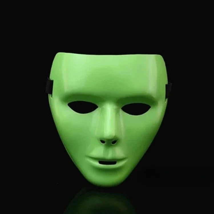 1 Stück Plastik-Halloween-Maske für Halloween-Streiche Geisterfest Karneval Trickreiche Party-Requisiten Dekorationsmaske – Detail 3