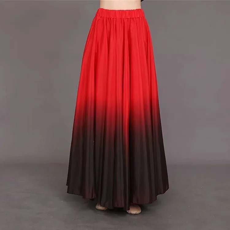 Vestidos de baile Flamenco español para mujer, faldas de baile puesta en escena, trajes de 360/540/720 grados, Vestido femenino