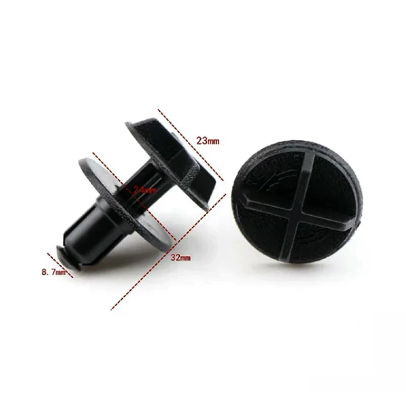 10Pcs Auto Stoßstange Tank Motor Abdeckung Kunststoff Verschluss Push-Clips Gugel Panel Retainer Niet Für Range Rover Motor Abdeckung snap Schraube – Detail 3