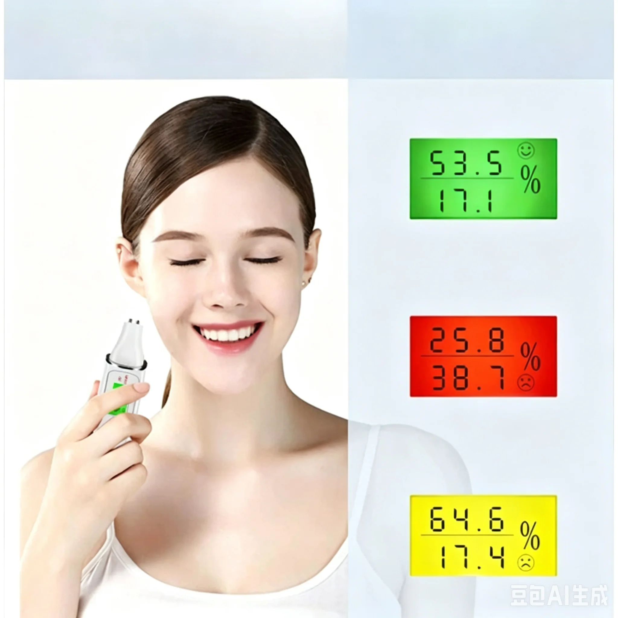 Facial Skin Analyzer Pen, Mois - огляд і ціна Galvanic Skin Sensor
