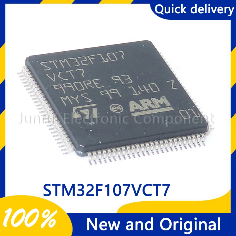 STM32F107VCT7 100LQFP Microcontroller Chip Single Chip Microcomputer Electronic Component  Integrated Chip Ic  New And Original