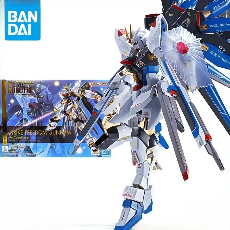 

Bandai Original Mobile Gundam METAL ROBOT DESTINY GUNDAM 140mm Anime Action Figures Toys for Boys Gift Model Ornaments