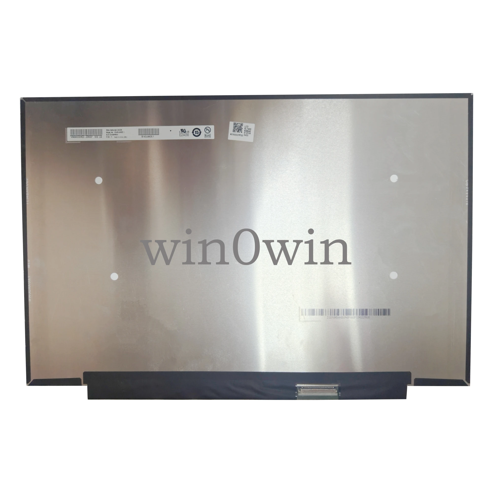 B140UAK03.1 14 inch 1920X1200 IPS 40 pins Matrix LCD Touch Screen 100% sRGB