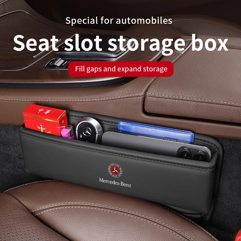 

Mercedes-Benz A B C E S V R Class AMG Sprinter CITAN Pilot GLC ML SLK SLC CLS GLA GLK SL Vito GLB GLE Car Seat Sewn Storage Box