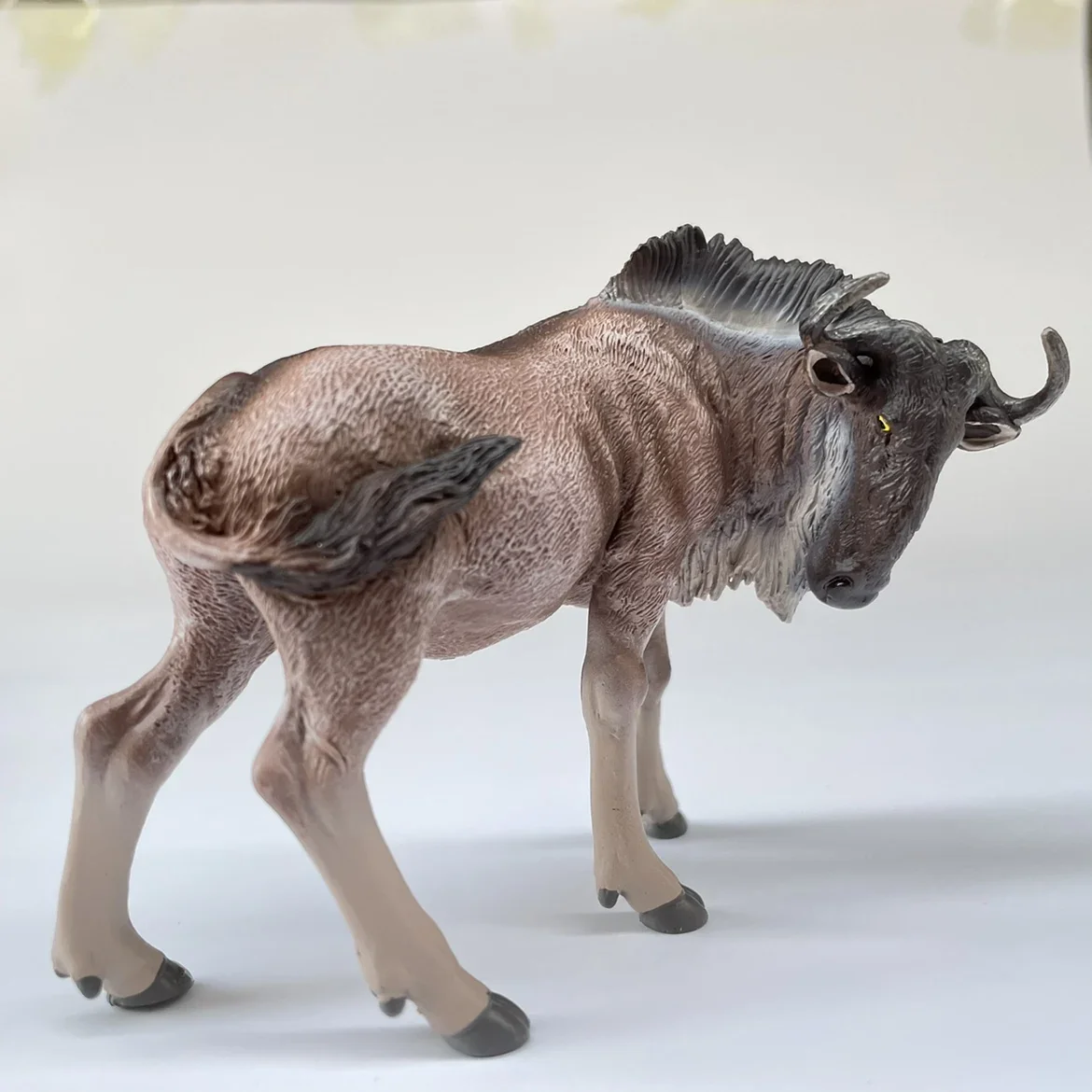 Wild Animal Toy Model African Grassland Series Wildebeest Figure Children's Popular Science Toys