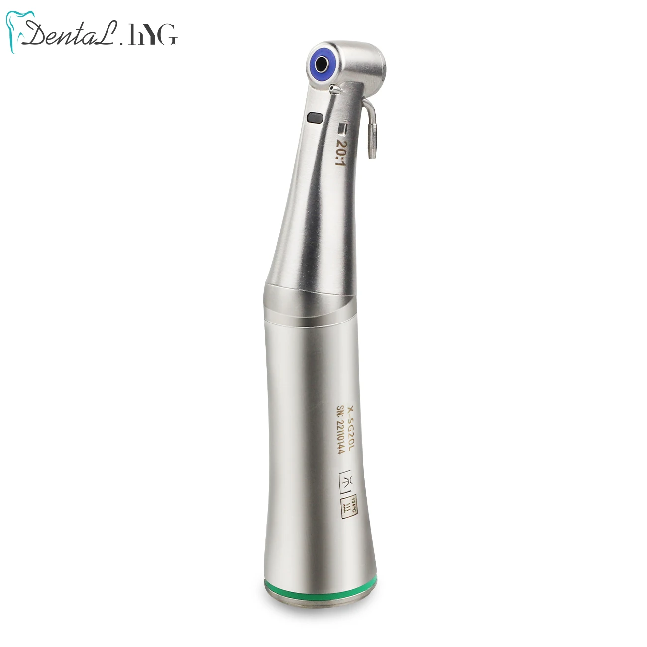 Dental Low Speed Handpiece Straight Contra Angle With Optic Fiber  High Speed 20:1 Handpiece Air Turbine Dental Instrument