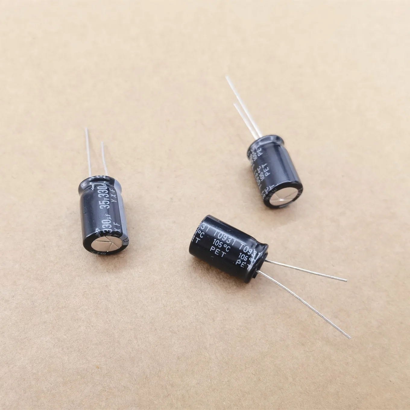 Original New 100% Aluminum Electrolytic Capacitor 35v330uf 10X16MM YXF Series Long Life (Inductor)