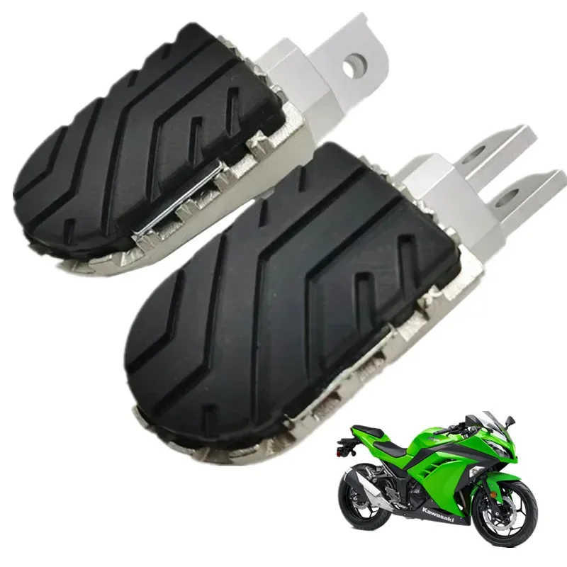 

FOR KAWASAKI Ninja300 Ninja250 NINJA 250 300 Motorbike Accessories Front Footpegs Foot Rest Peg