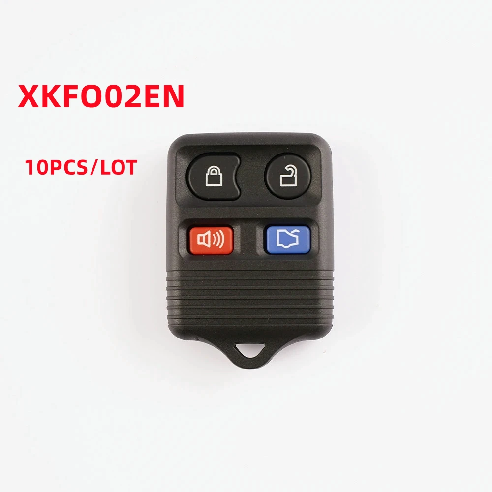 

10PCS Xhorse XKFO02EN Universal Wire Remote Car Keys 4 Buttons for Ford Style VVDI Key Tool MAX Plus VVDI2 MINI TOOL