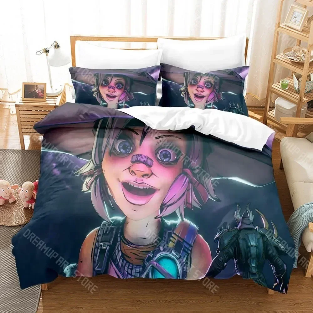 Exquisite 3D Print Tiny Tina's Wonderlands Game Bedding Set Single Twin Full Queen King Size Bed Set Adult Kid Bedroom Duvetcove