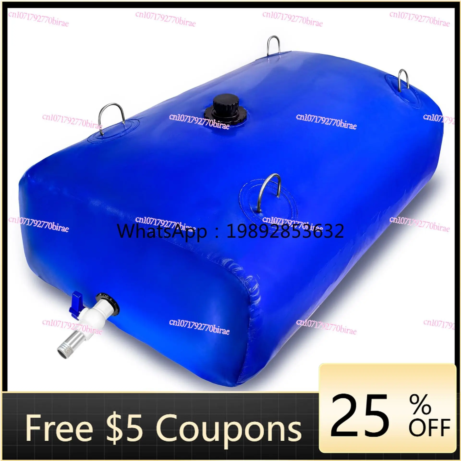 

H1 PVC Water Storage Bag New Soft Tank Water Container Outdoor Portable Large Car