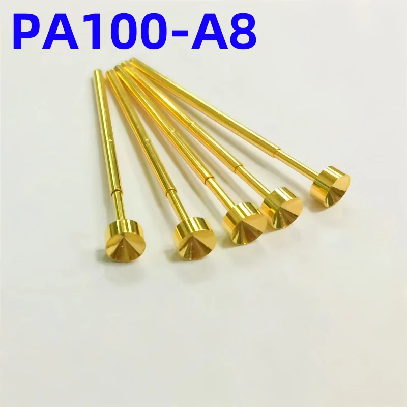 

20/100PCS PA100-A8 Spring Test Probe PA100-A Test Pin Test Tool 33.35mm 1.36mm Gold Needle Tip Dia 4.0mm Pogo Pin P100-A P100-A8