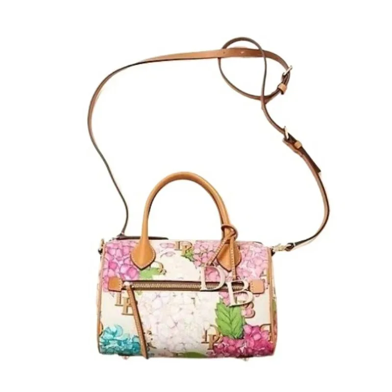 Borsa Boston di marca di moda donna 2024 borsa a tracolla con stampa di fiori di tendenza borsa a tracolla di alta qualità nuova In borsa