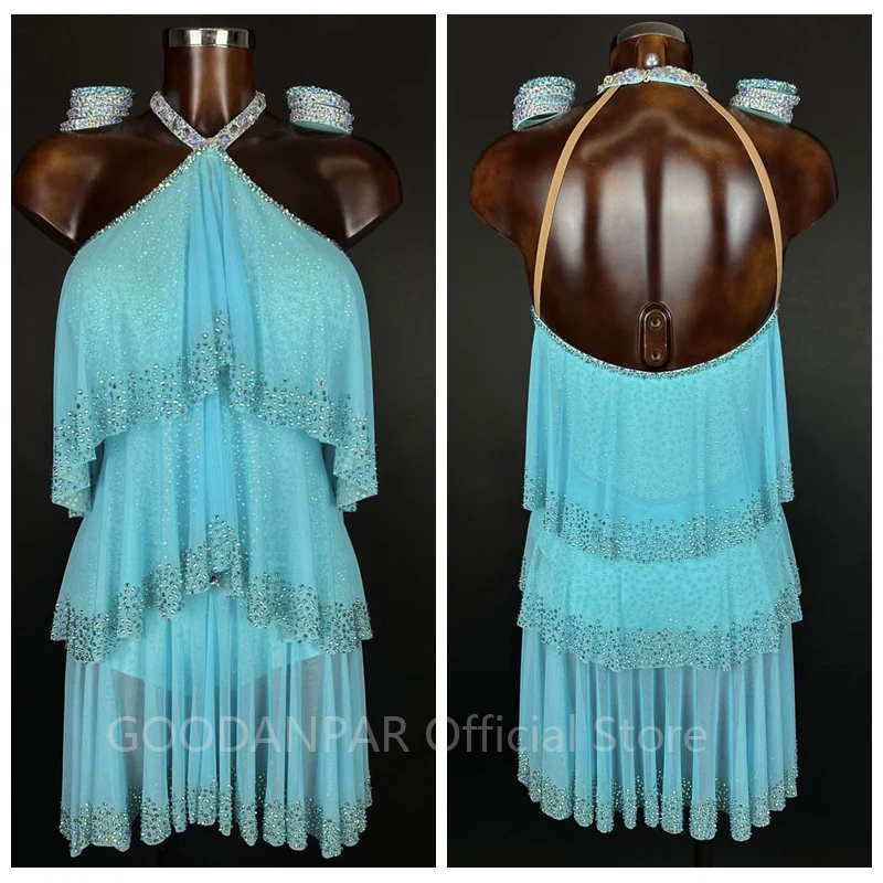 

Платье для латинских танцев, одежда для латинских танцев для девочек, костюм для латинских танцев, платье для танцев ChaCha GOODANPAR