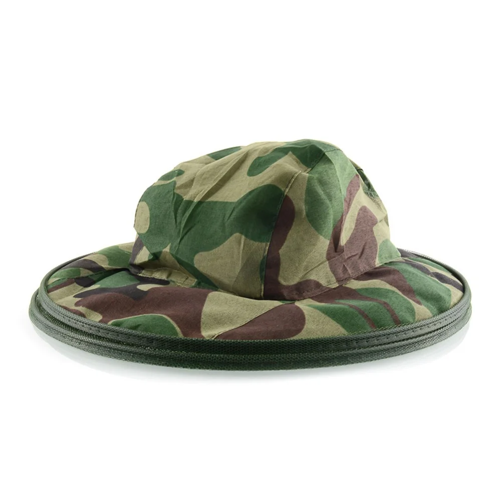 قبعة مموهة لحارس النحل، رقبة مرنة، شبكة رفيعة، شبكة حماية للوجه، قبعة حشرات مقاومة لصيد الأسماك في الهواء الطلق والمشي لمسافات طويلة #2