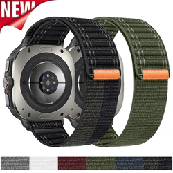 Nylon Loop Strap for Samsung Galaxy Watch Ultra 47mm Sports Adjustable Bracelet Wristband for Galaxy Watch 7 Ultra Band Correa