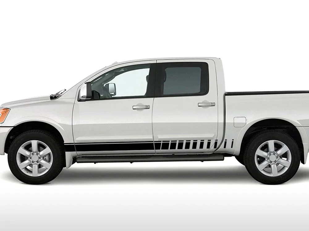 Car Door Side Sticker Pickup Stripe Style Decor Decal Auto Tuning Accessories For Nissan Titan Toyota Hilux Ford F150 Isuzu Dmax view 6
