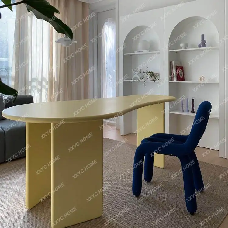 solid wood desktop computer table simple modern home bedroom writing desk