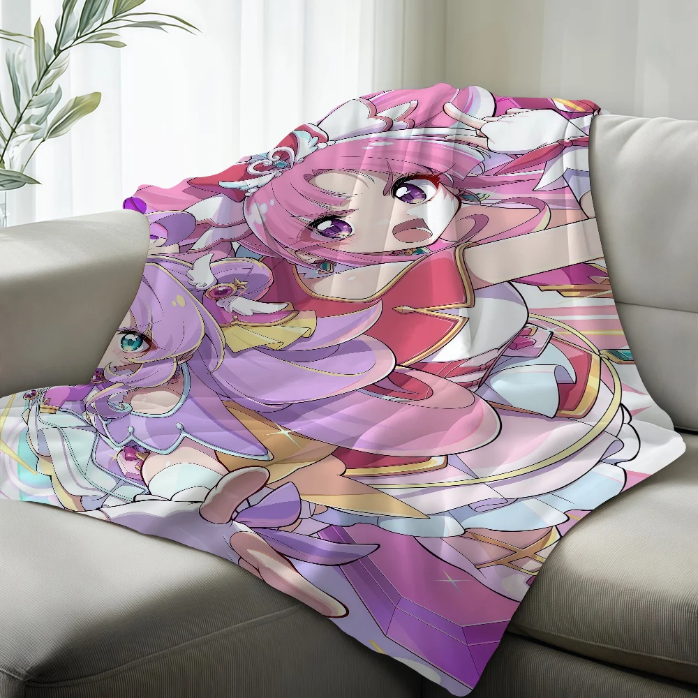 Anime S-Star D-detective P-precure Blanket Suitable For Sofas Beds Offices Cars Outdoor Travel An Ideal Gift For Friends Family