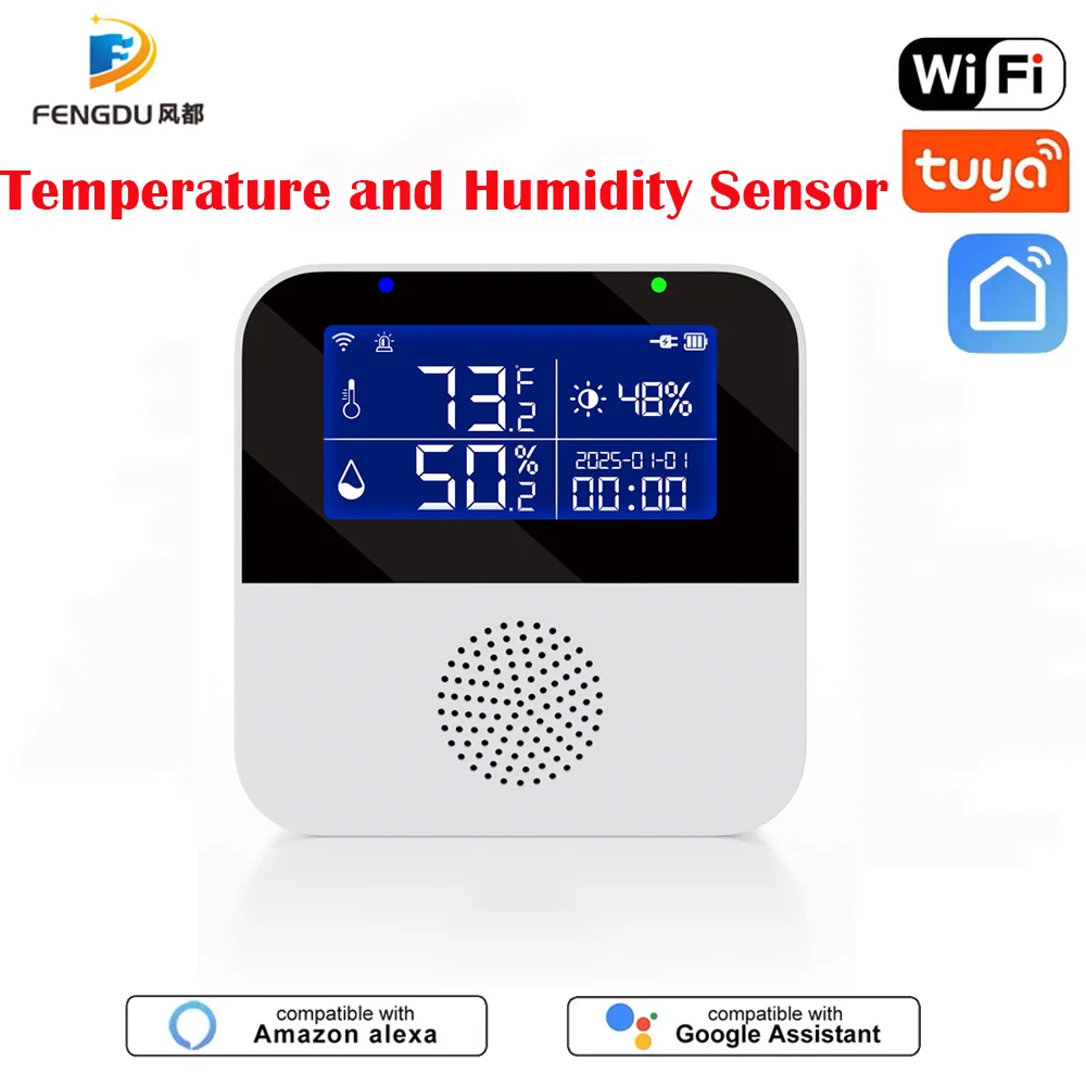 

Tuya Smart Wifi Sensor Temperature Probe Sensor Portable Wireless Water Temperature and Humidity Sensor for Sell