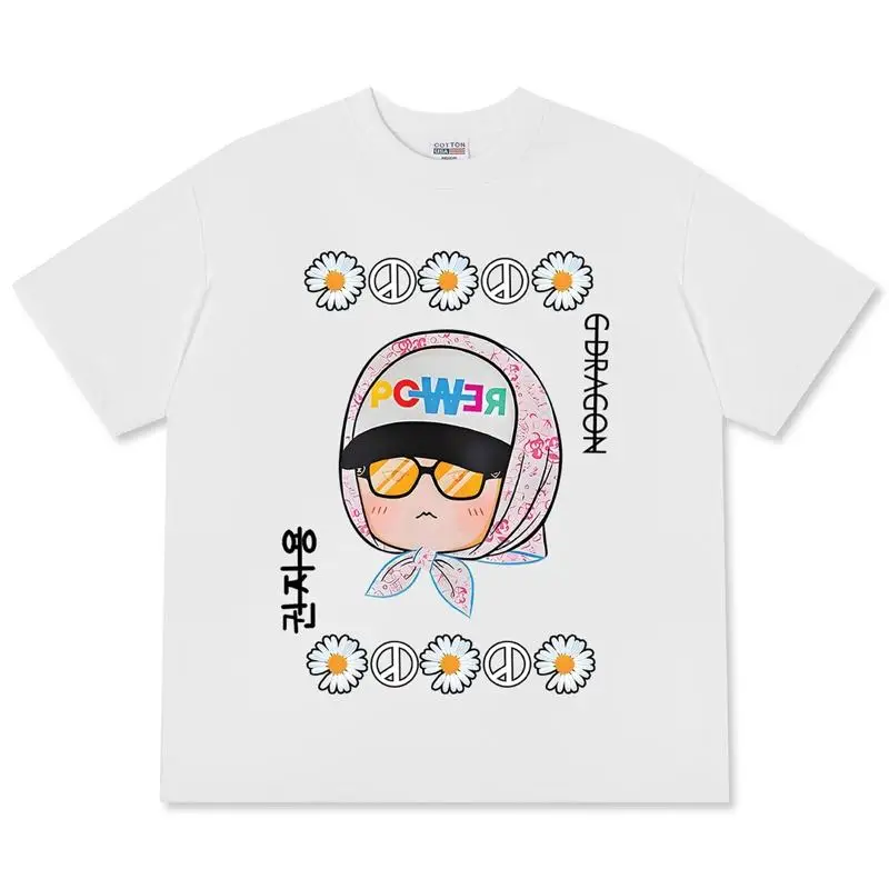 KPOP G Dragon Cute Chibi Power T-Shirt Geschenk für Fan S 5XL