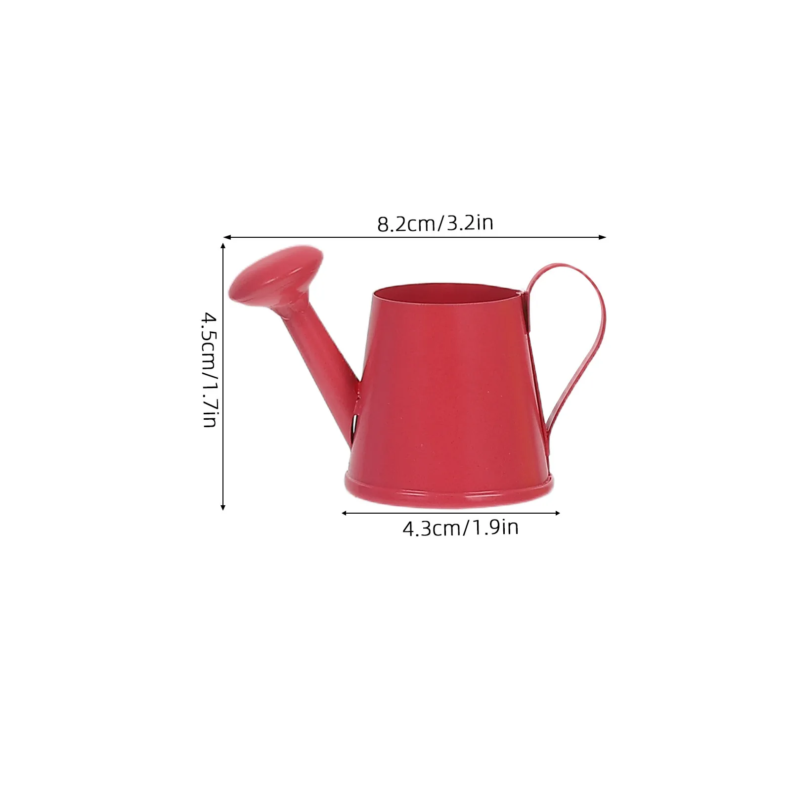 4Pcs Mini Metal Watering Cans Colored Iron Flower Pots for Indoor Outdoor Plant Gardening Bonsai Watering