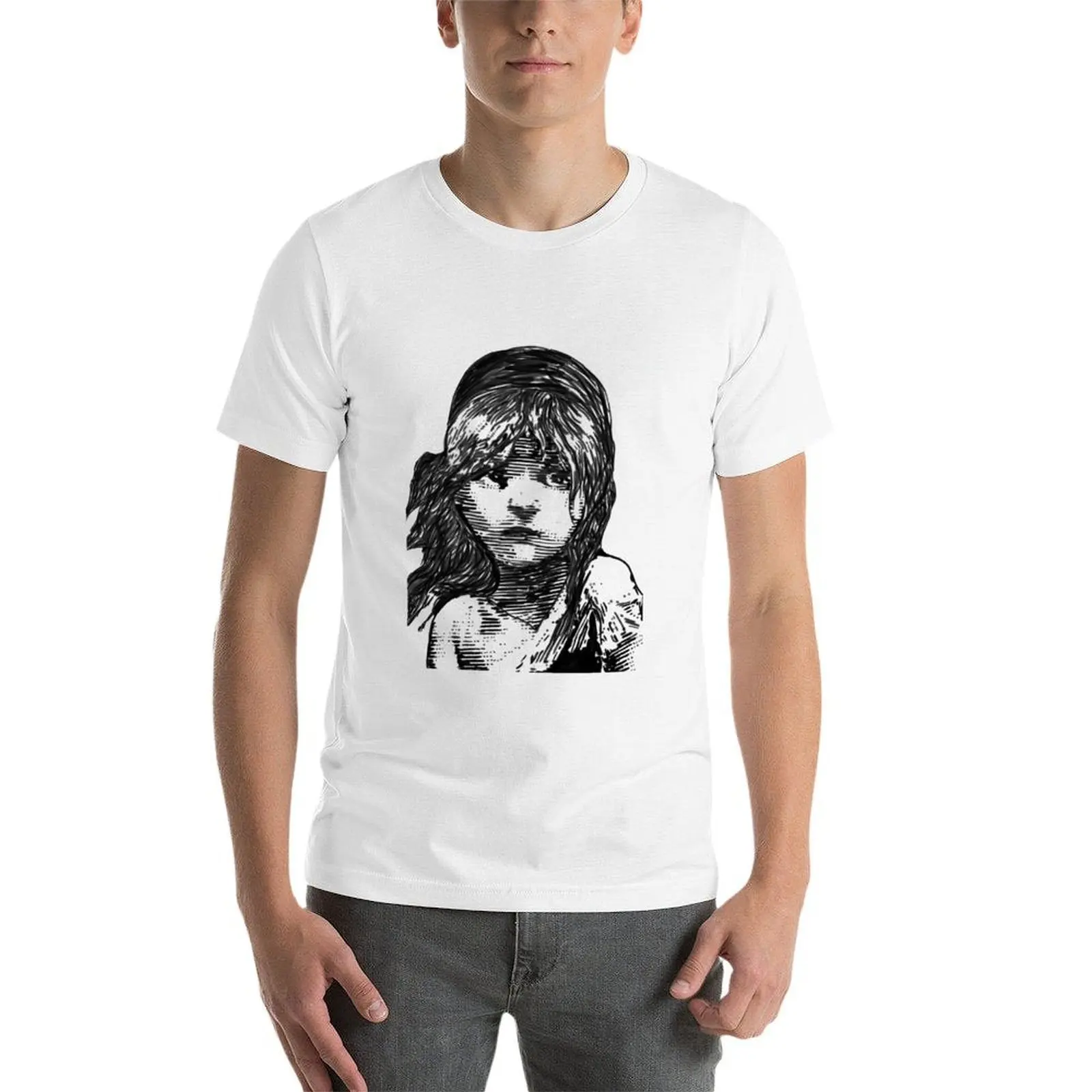 قمصان رجل كوزيت تي شيرت Miserables Les I ملصق قطني أصلي لشعار Little Musical t Girl Les Mis