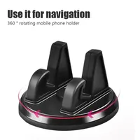 Car Phone Holder Stands Rotatable Support Anti Slip Mobile 360 Degree Mount Dashboard GPS Navigation Universal Auto Accessories