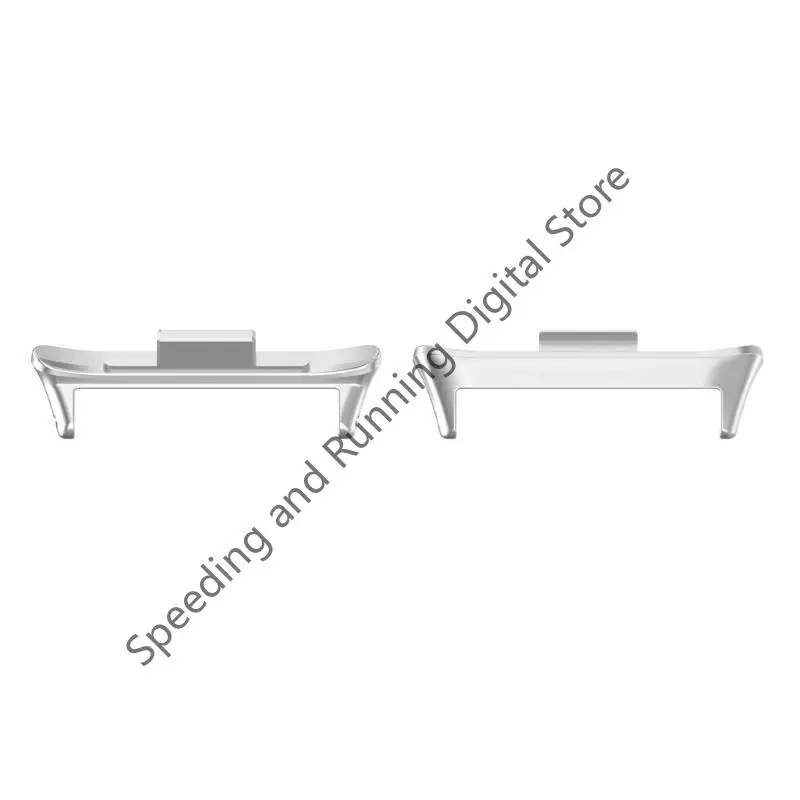 2 шт. разъем адаптера для Xiaomi Mi Band 8 Pro ремешок для часов из нержавеющей стали браслет аксессуары