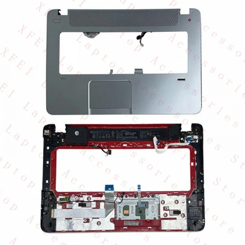 

F For HP Envy 17-J 17T-J Palmrest Bezel Cover With Touchpad 720271-001 Silver 17in