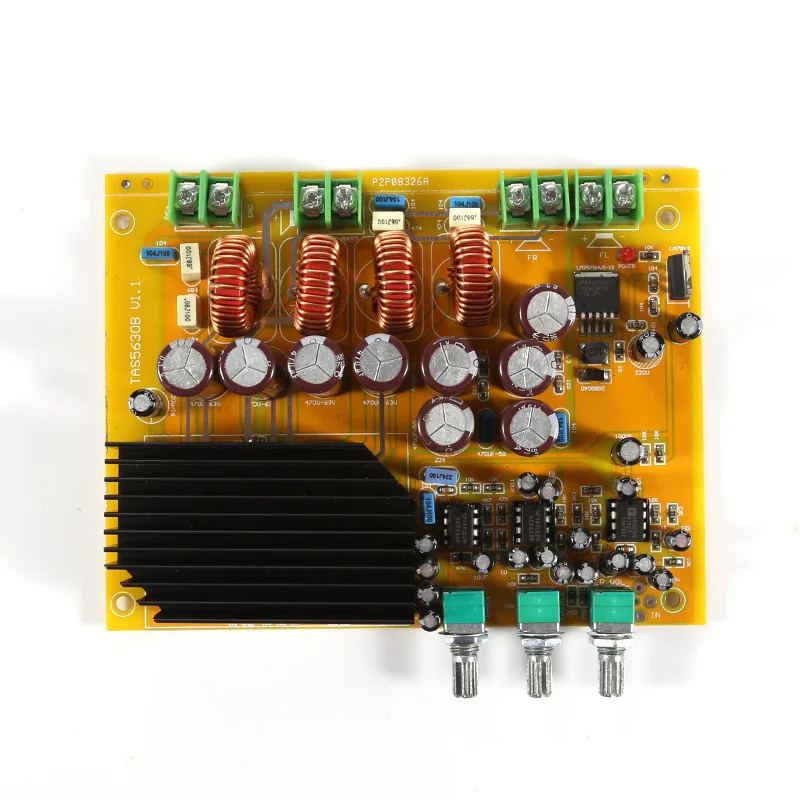 Carte d'amplificateur de numéro de classe D, caisson de basses, 300Wbronch150WX2 TAS5630, 2.1 canaux