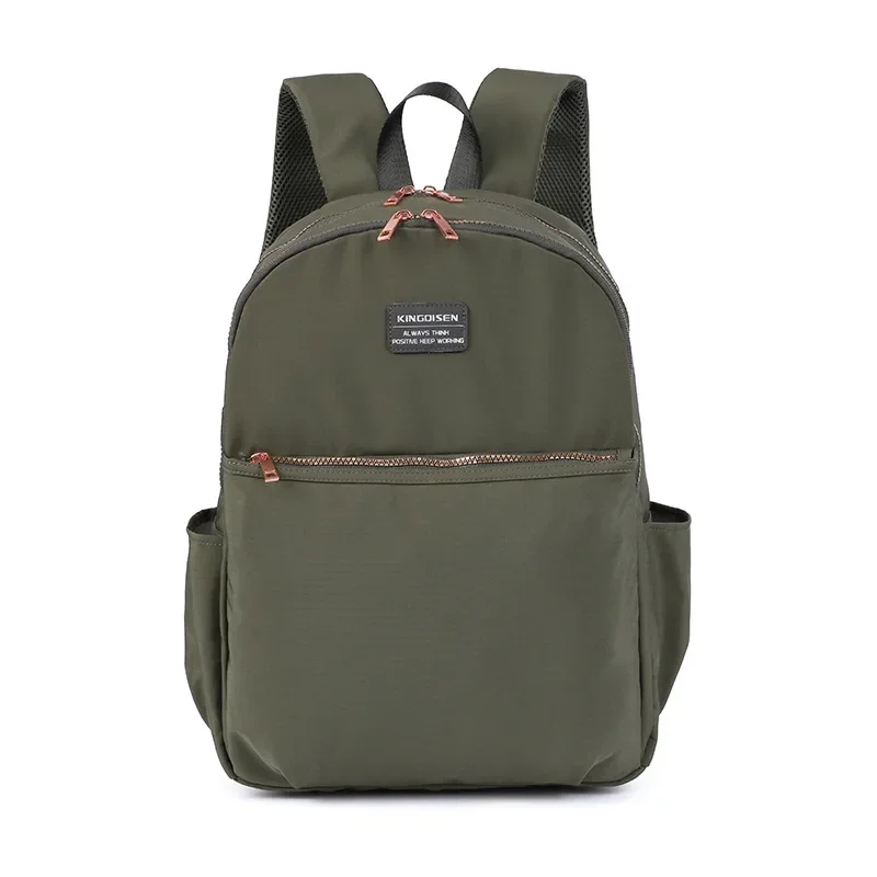 

Teenage School Bags Simple Solid Color Large Capacity Backpack Fashionable Lightweight Comfortable To Use School Backpack