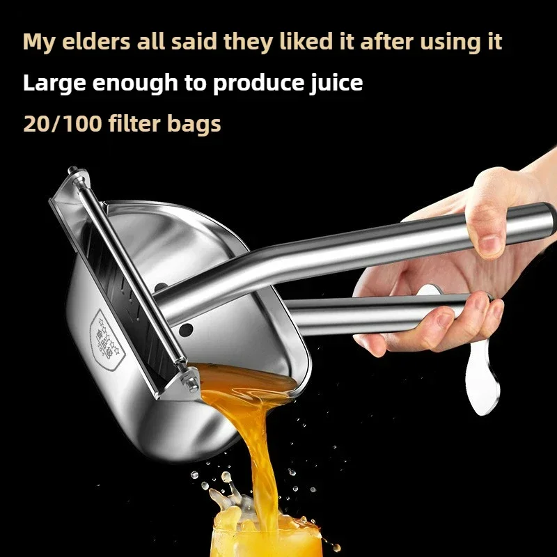 

Portable Manual Juicer Detachable Lemon Squeezer For Summer Fruits Vegetables Camping Juice Maker
