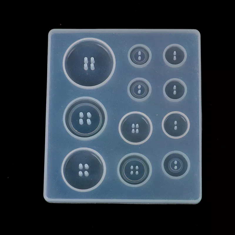 DIY قالب قلادة سيليكون لصنع المجوهرات الراتنج قلادة زر قالب الحرفية #3