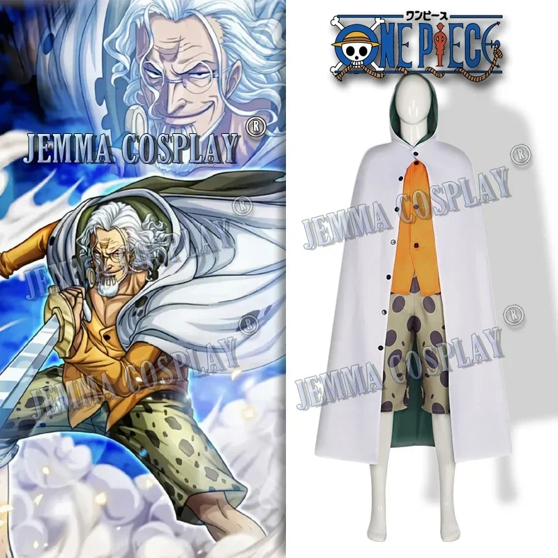 Costume de Cosplay de Dessin Animé Japonais d'Hadès Silvers Rayleigh pour Homme, Vêtement de Carnaval, ixACGN