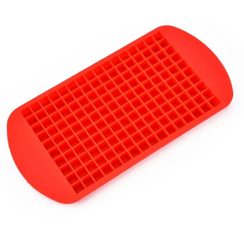 New Food Grade 160 Cavity Silicone Ice Cube Tray Food Silica Gel Ice Small Square Mold Maker Kitchen Utensils