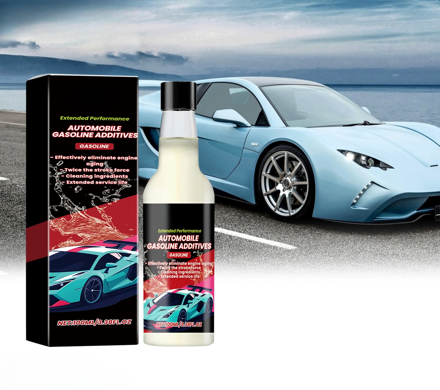 

Car Engine Oil Additive Reduces Consumption Additive Eliminates Deposit High Performance Lubricant Engine Care Protective，100ml