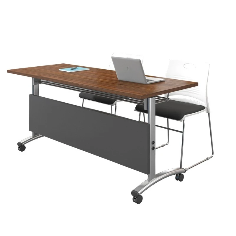 طاولة تدريب قابلة للطي وكرسي مزيج مكتب متنقل طاولة طويلة مؤسسة تعليمية الربط #3