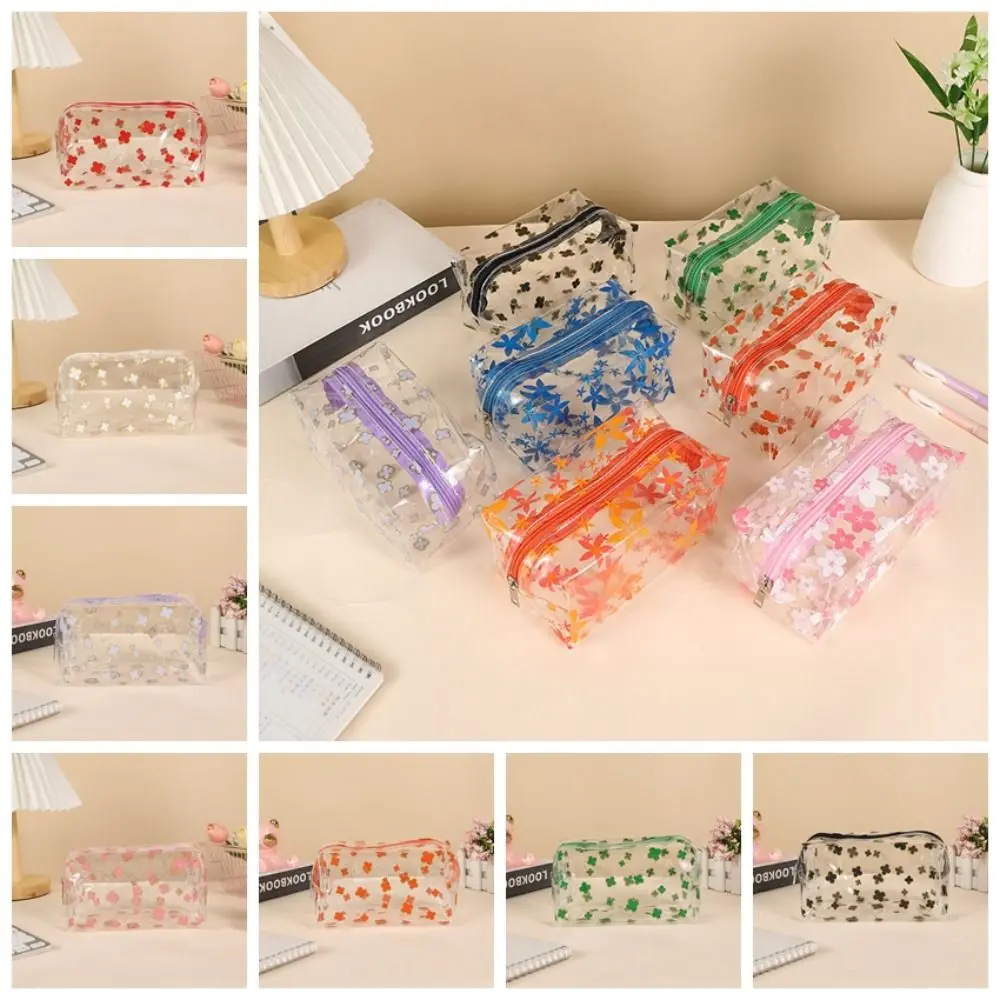 Cute Ins Style Makeup Bag Waterproof Transparent Cosmetics Storage Bag Portable High Appearance Level Storage Pouch Women