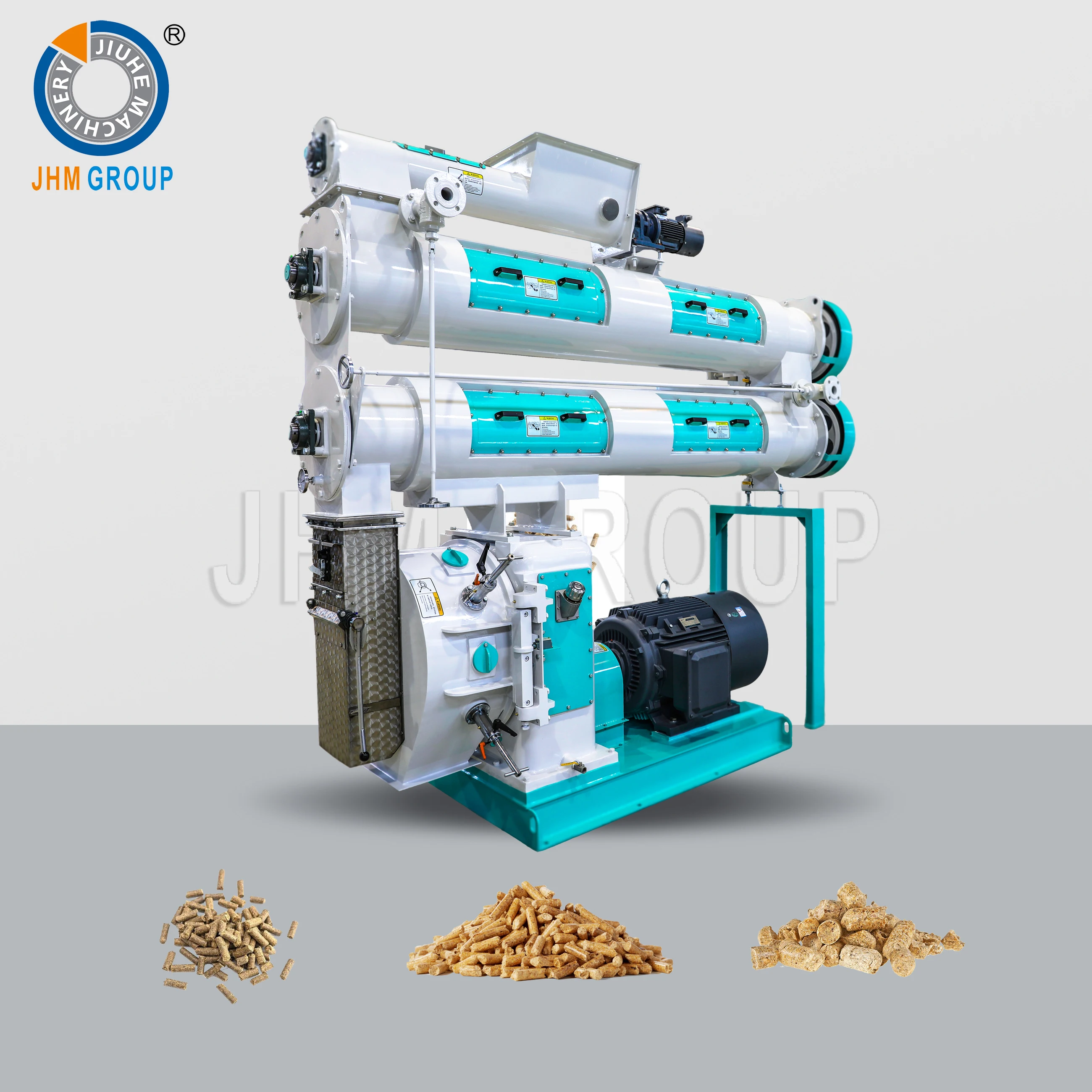 JIUHE New Automatic Poultry Pellet Feed Machine Mixer Type For Sheep Fertilizer Production