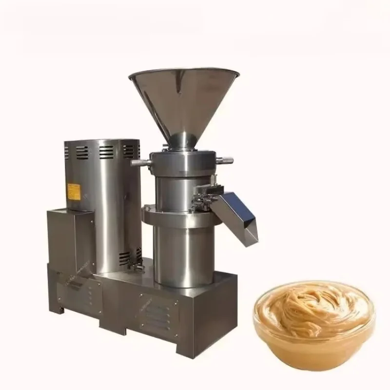 LEHAO 200kg Hr Roasted Peanut Almond Chickpea Sesame Production Line Paste Butter Grinding Machine