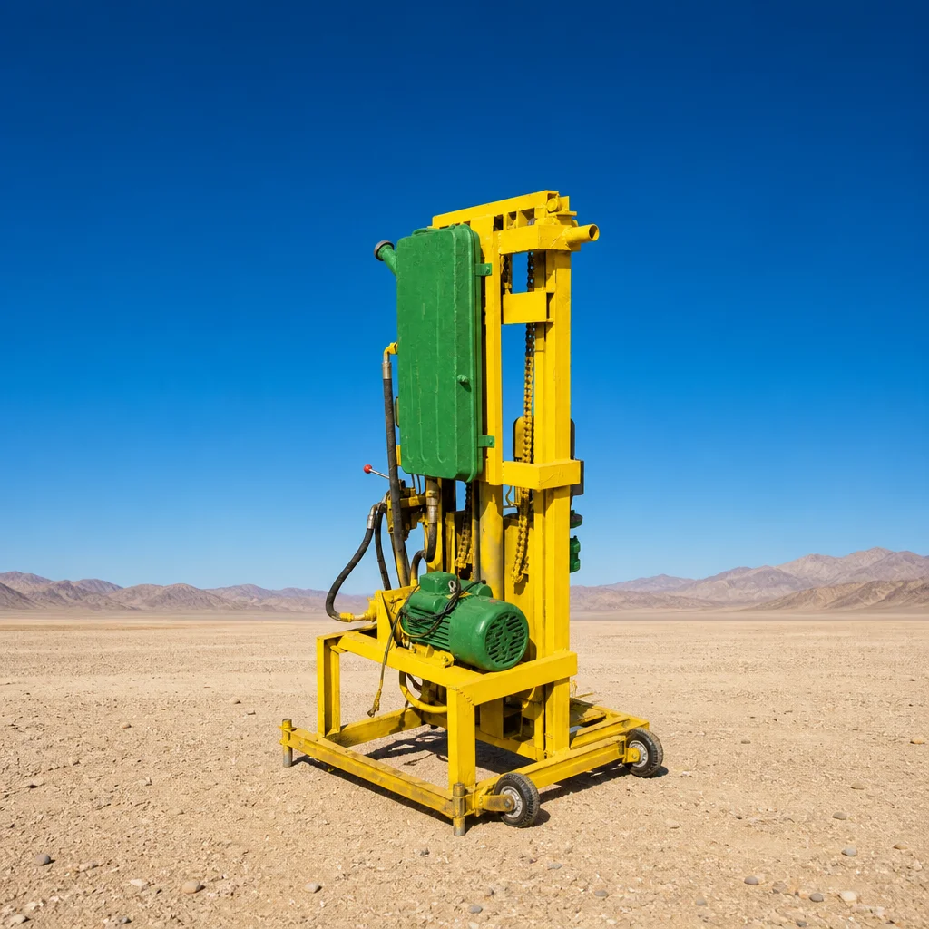 Customized Water Well Drilling Rig 100m Hydraulic Energy Saving Domestic Type for Rural Drinking Water Project Drilling Machine
