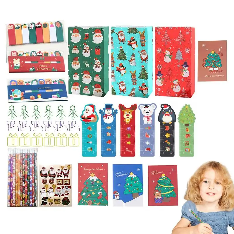 Christmas Stationery Gift Set Student Stationery Gift Box Set Fine Workmanship Stationery Supplies For Kindergarten Prizes