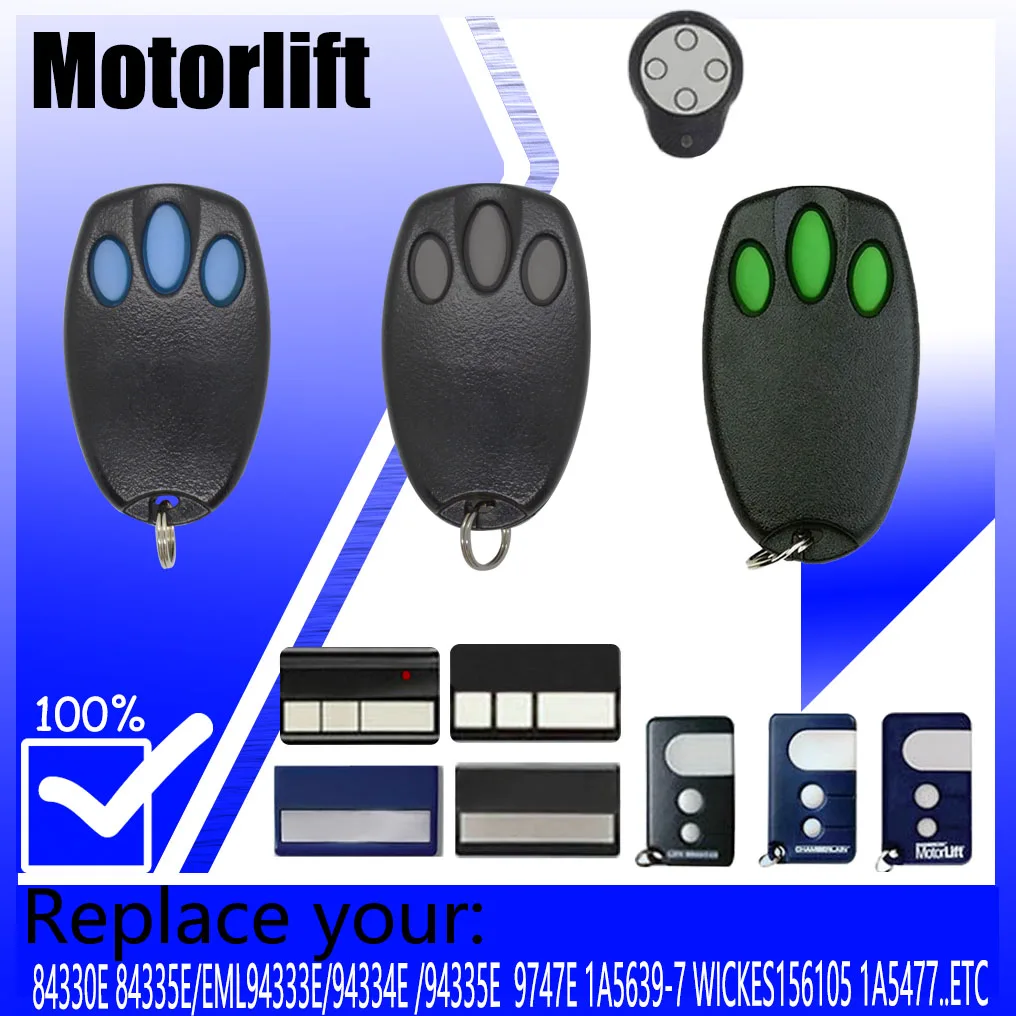 Gate Remote Control Garage Door Commands 433.92mhz 94335E 84335E 94335EML 84335EML  / C945 C943 C940 C840 1A5639-7