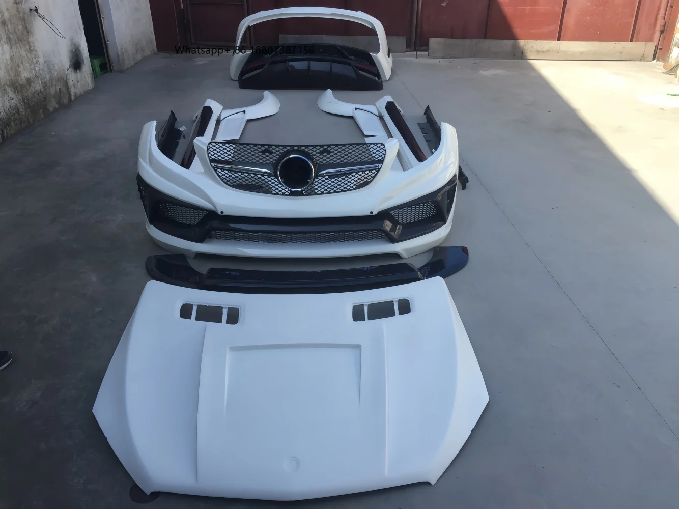 LM Style Half Carbon Fiber Wide Bodykit for 2015-2018 MercedesBenz GLE-Class Coupe Suv GLE320 GLE400 GLE450