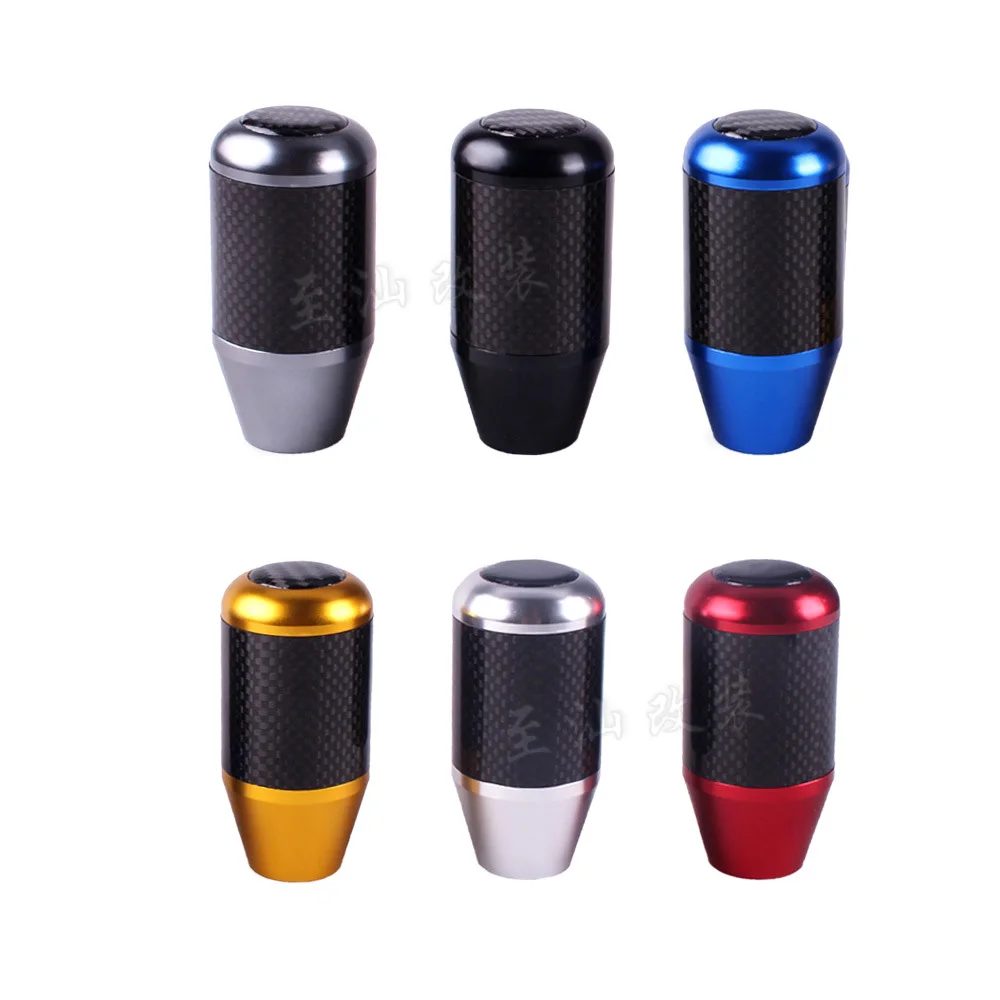 

Automobile personalized modification gear head, aluminum alloy gear head, carbon fiber manual universal carbon pattern gear head
