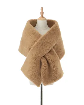 Yeni 178 cm * 31 cm gerçek Alpaka karışık çaldı kadın sonbahar kış Eşarp Kadın Lüks Marka kadın Moda Sarar Yumuşak Şal Panço